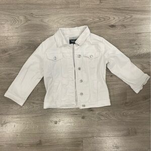 Kensie White Jean Jacket